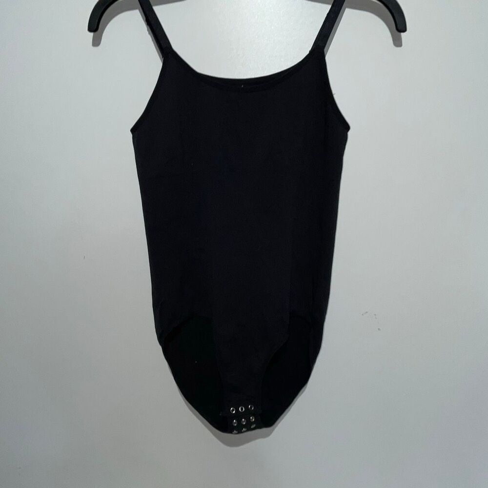Shapermint Women's Black All Day Every Day Stretch Jersey Bodysuit Size XL